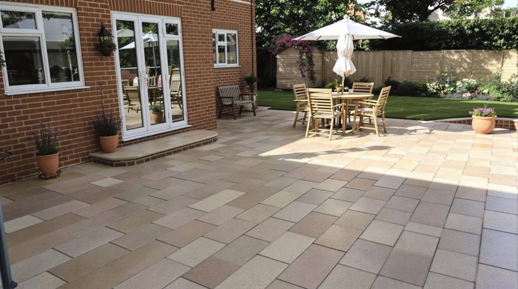 Indian Sandstone Patios in Essex