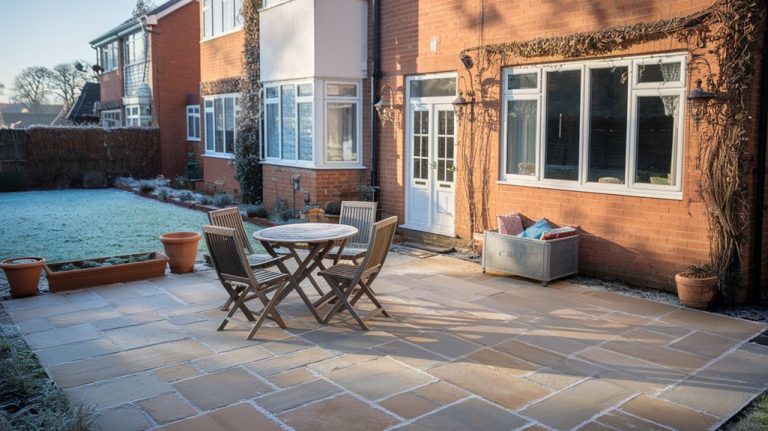 Indian Sandstone Paving and Patios Companies In Fairstead